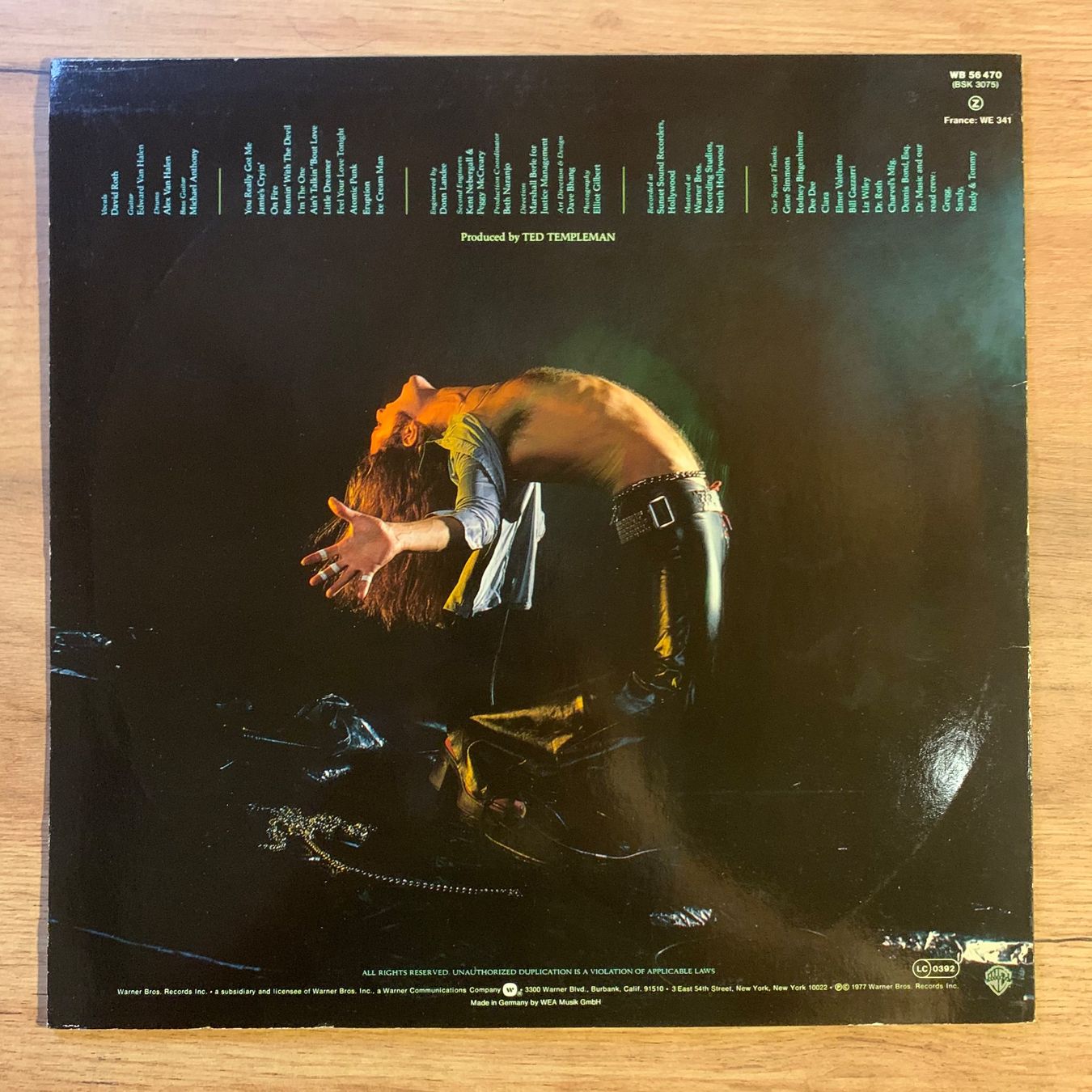 Vinyles: VAN HALEN - VAN HALEN...RE GER...VG+/VG+ – D'occasion à Gals par Diskopat 1