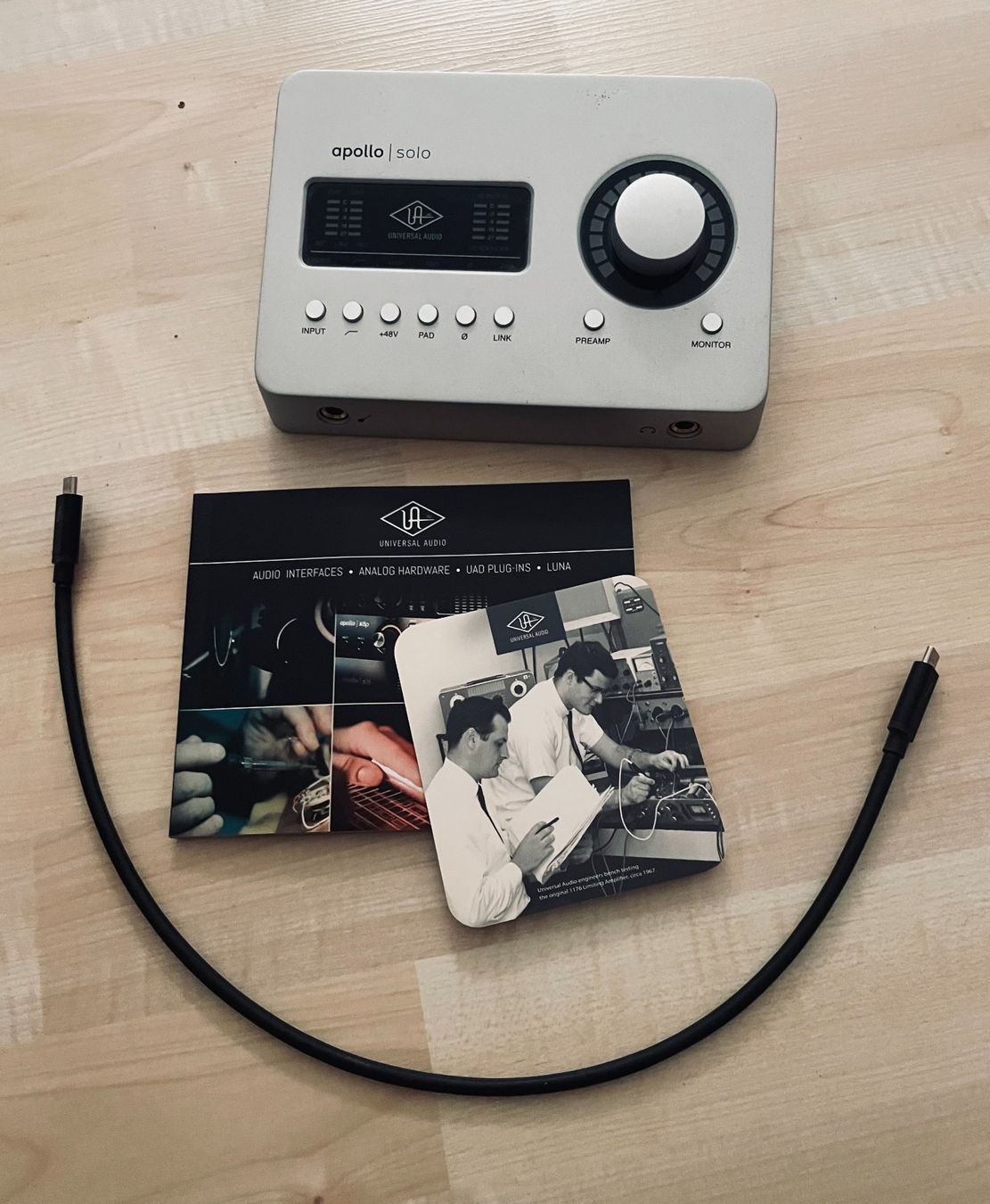 Universal Audio Registratori: UAD Apollo Solo – High-End Interface + Roland Studio-Kabel! – Usato da Elgg venduto da Chuck42