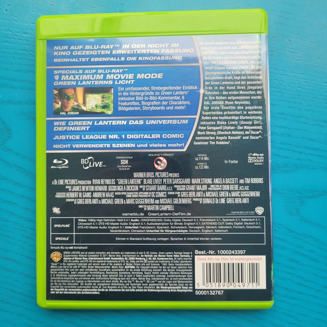 Alle DVDs: Green Lantern (Blu-ray) Extended Cut – Gebraucht aus SCHÜBELBACH von CoKaHa 1