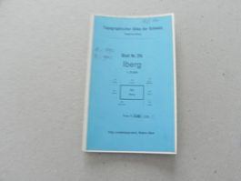 Landkarte Iberg SZ 1943 Einsiedeln Oberiberg Waag Tschalun