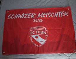 Fahne FC Thun Schweizer Meister 25/26 neu