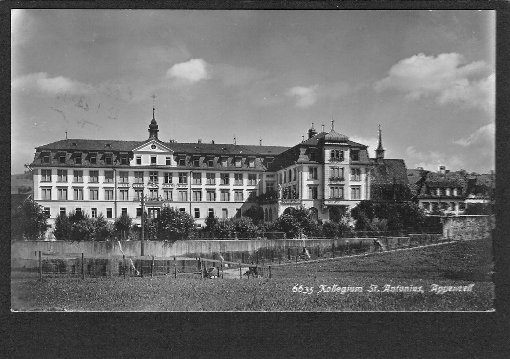 Ansichtskarten: AK/Kollegium St.Antonius,Appenzell,1923 – Gebraucht aus Reichenburg von ibiza18