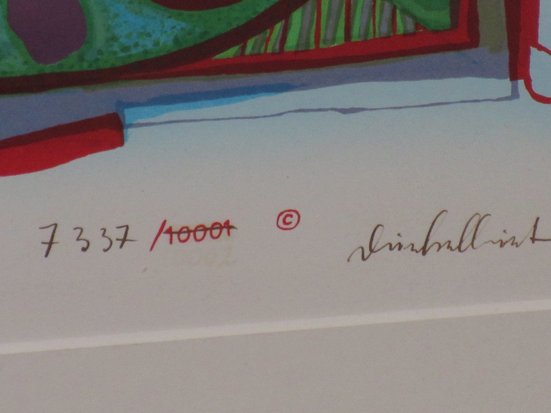 Poster & Bilder: Hundertwasser  "HOMO HUMUS" handsigniert/handnummeriert – Neu (gemäss Beschreibung) aus Weinfelden von Kunst2010 6