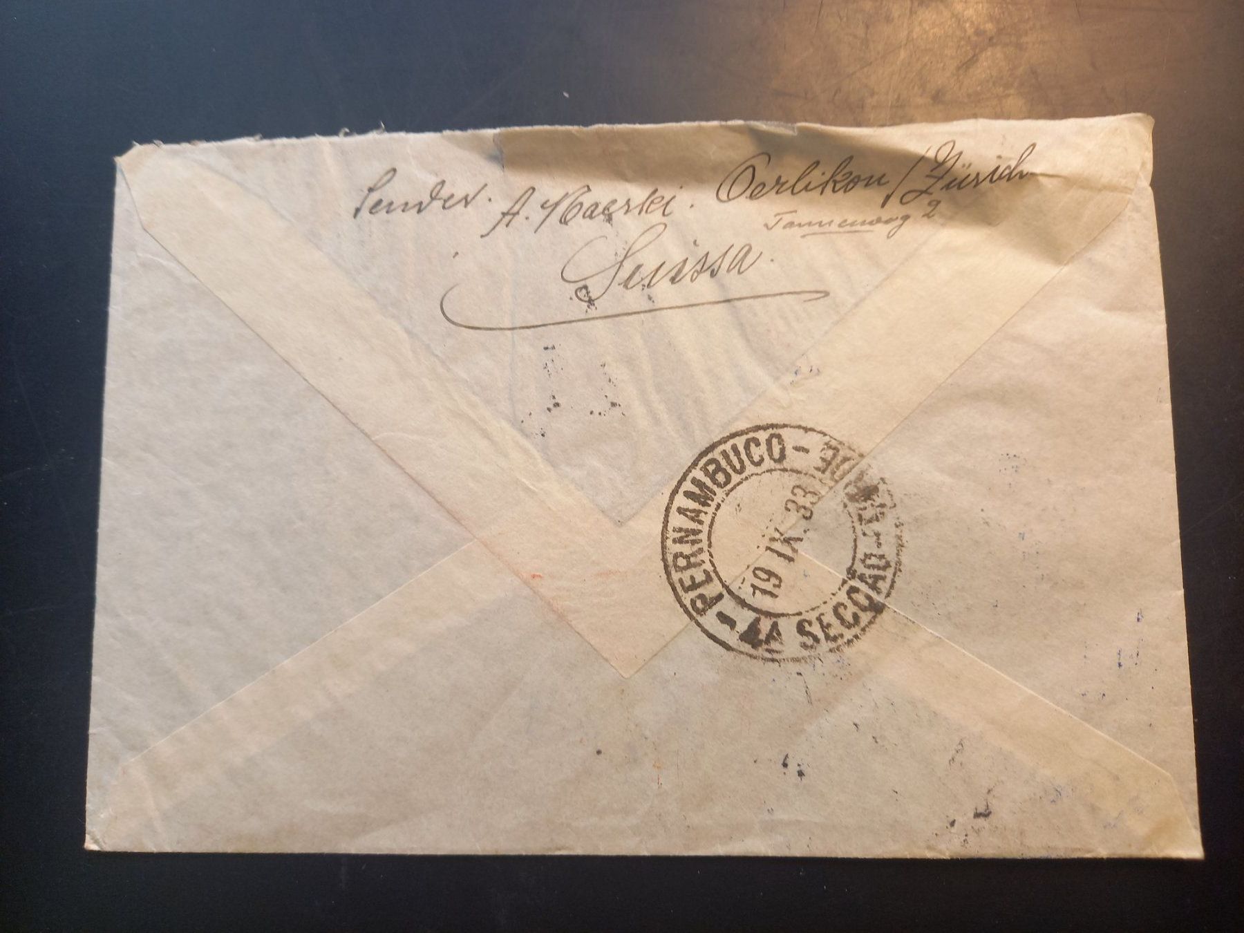 Tutti i francobolli: Luftschiff Zeppelin Südamerikafahrt 1933 – Usato da Herzogenbuchsee venduto da Herkules9 1