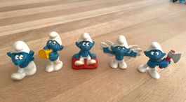 5x Original Peyo Schlümpfe 70er/80er – Bully