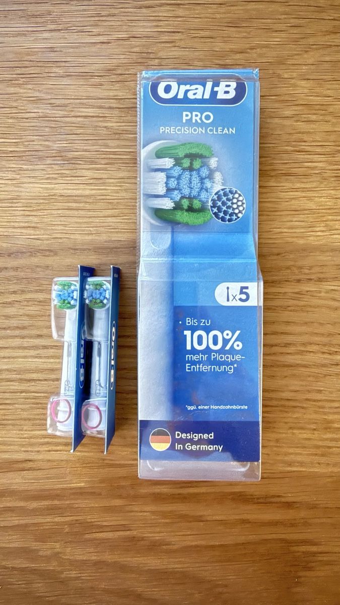 Oral B Cura dei denti: Oral-B Aufsteckbürsten Precision Clean/Cross Action – Nuovo e nell'imballaggio originale da Horgen venduto da minimouse09 1