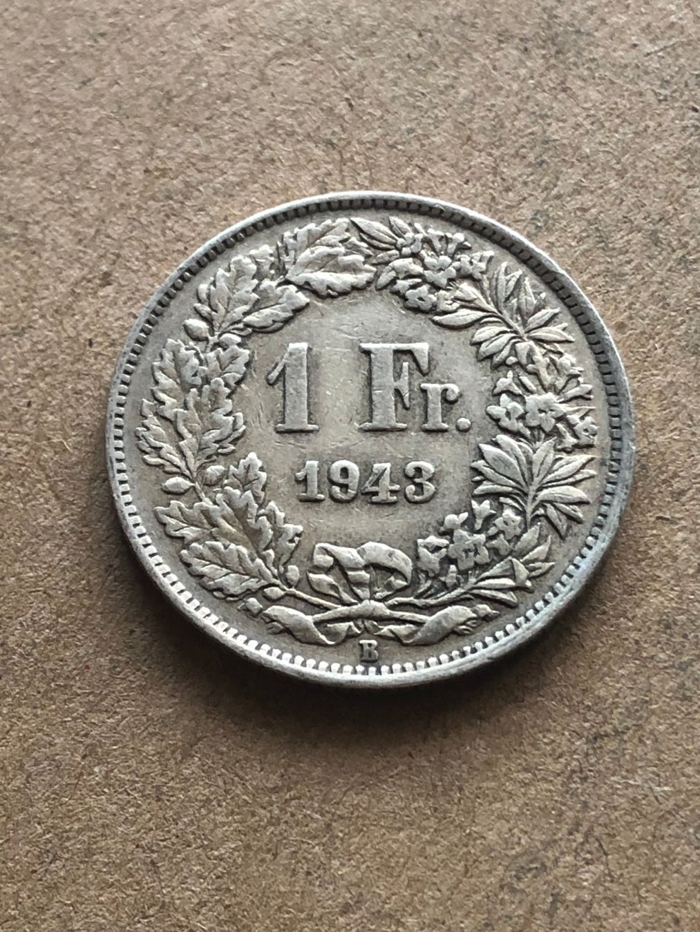 Toutes les monnaies: 1 Fr. 1943 – D'occasion à Schötz par Odpa