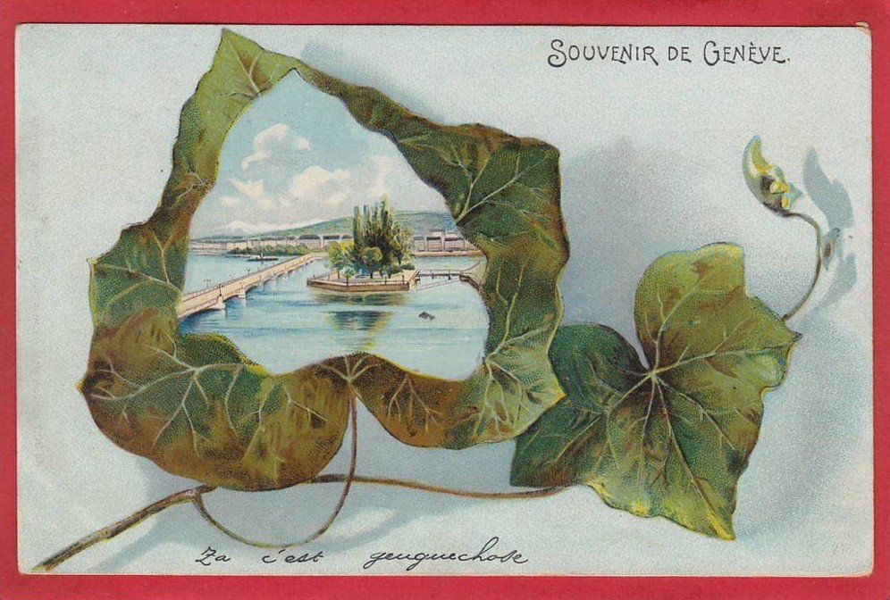 Cartes postales: GENÈVE LITHO 1900 – D'occasion à Grüningen par Kartenlaube