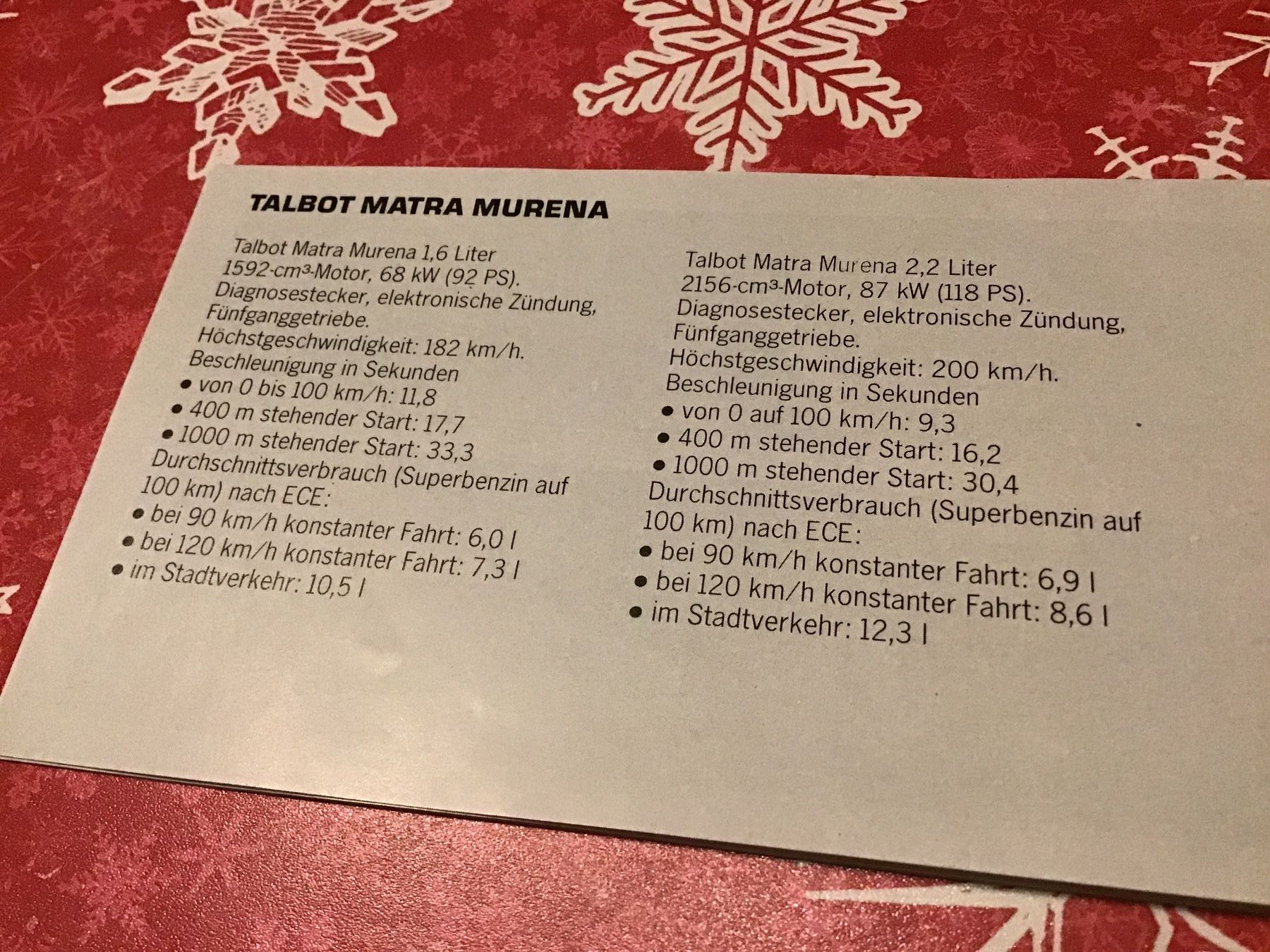 Talbot Documenti: Talbot Programm Verkaufsprospekt 1982 20 Seiten – Usato da Scherzingen venduto da Starseller62 4