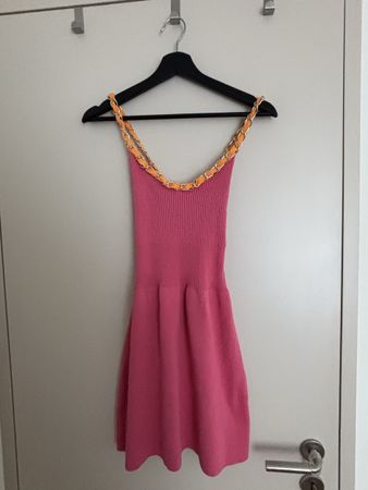 ZARA Strickkleid Damen Pink Grösse M