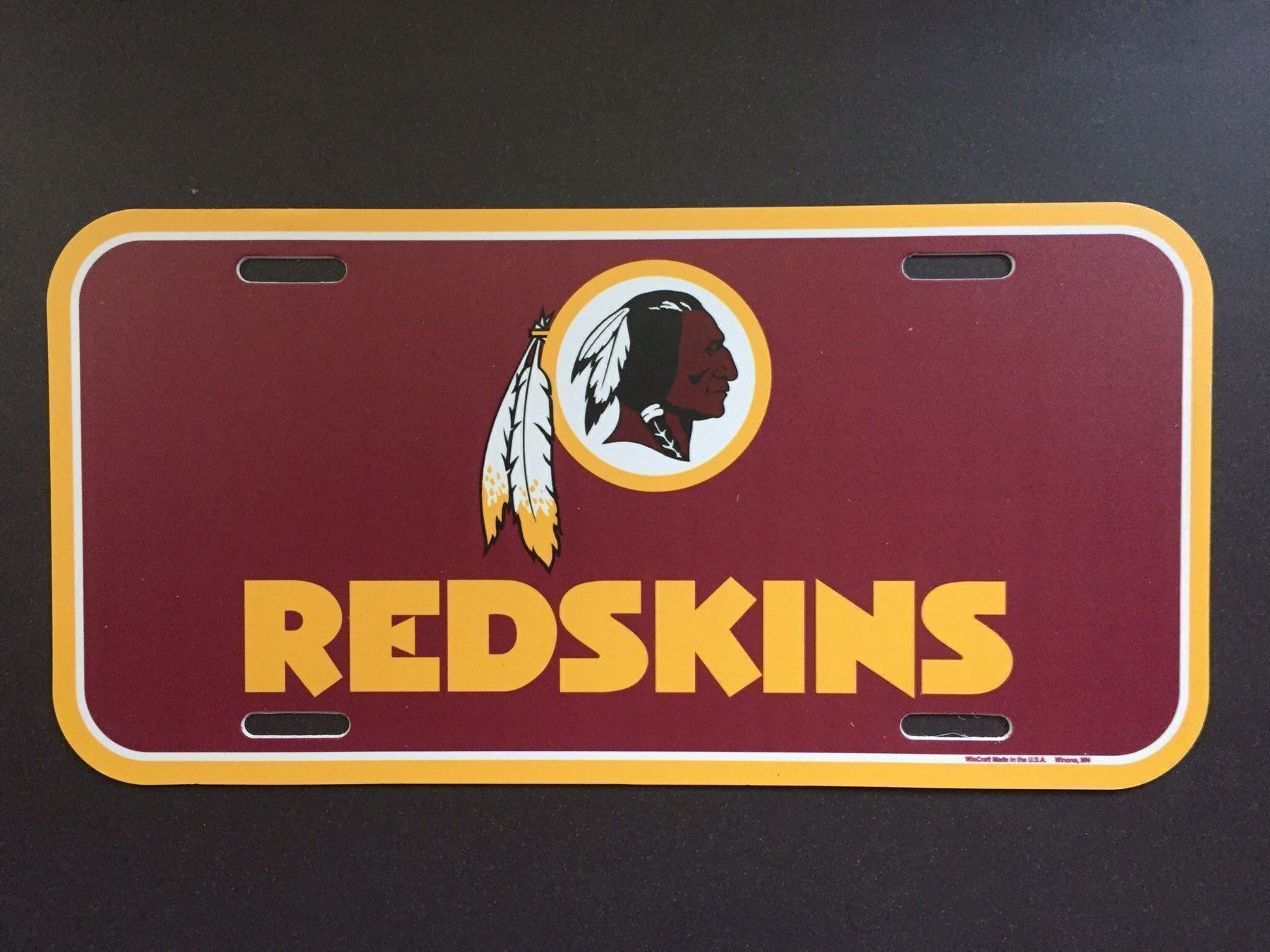 Schilder: Washington Redskins Licence Plate – Neu und originalverpackt aus Muttenz von US_Sport_Schweiz