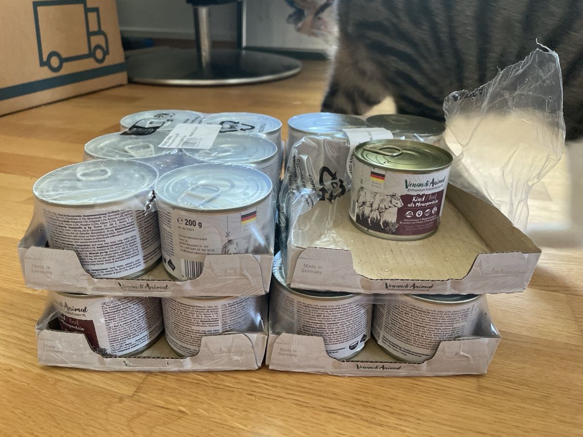 Mangimi: Venandi Animal Premium Katzenfutter - Rind Beef, Monoprotein – Nuovo e nell'imballaggio originale da Zürich venduto da rebeccapa 1