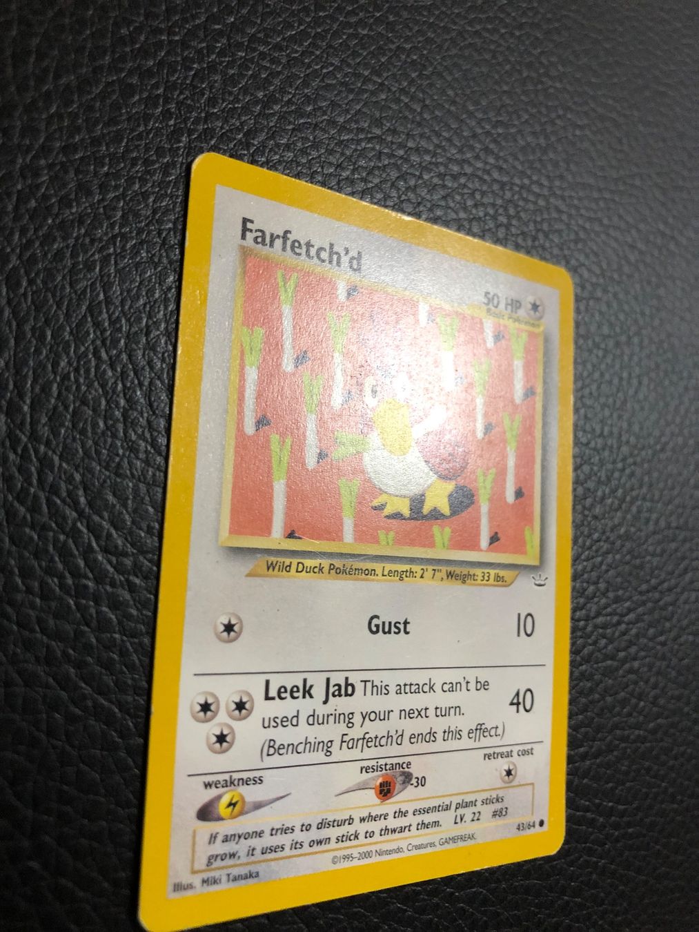 Pokémon Carte collezionabili: Neo Revelation Farfetch’d 43/64 Ab 1 – Usato da Paradiso venduto da Pkmn10 2