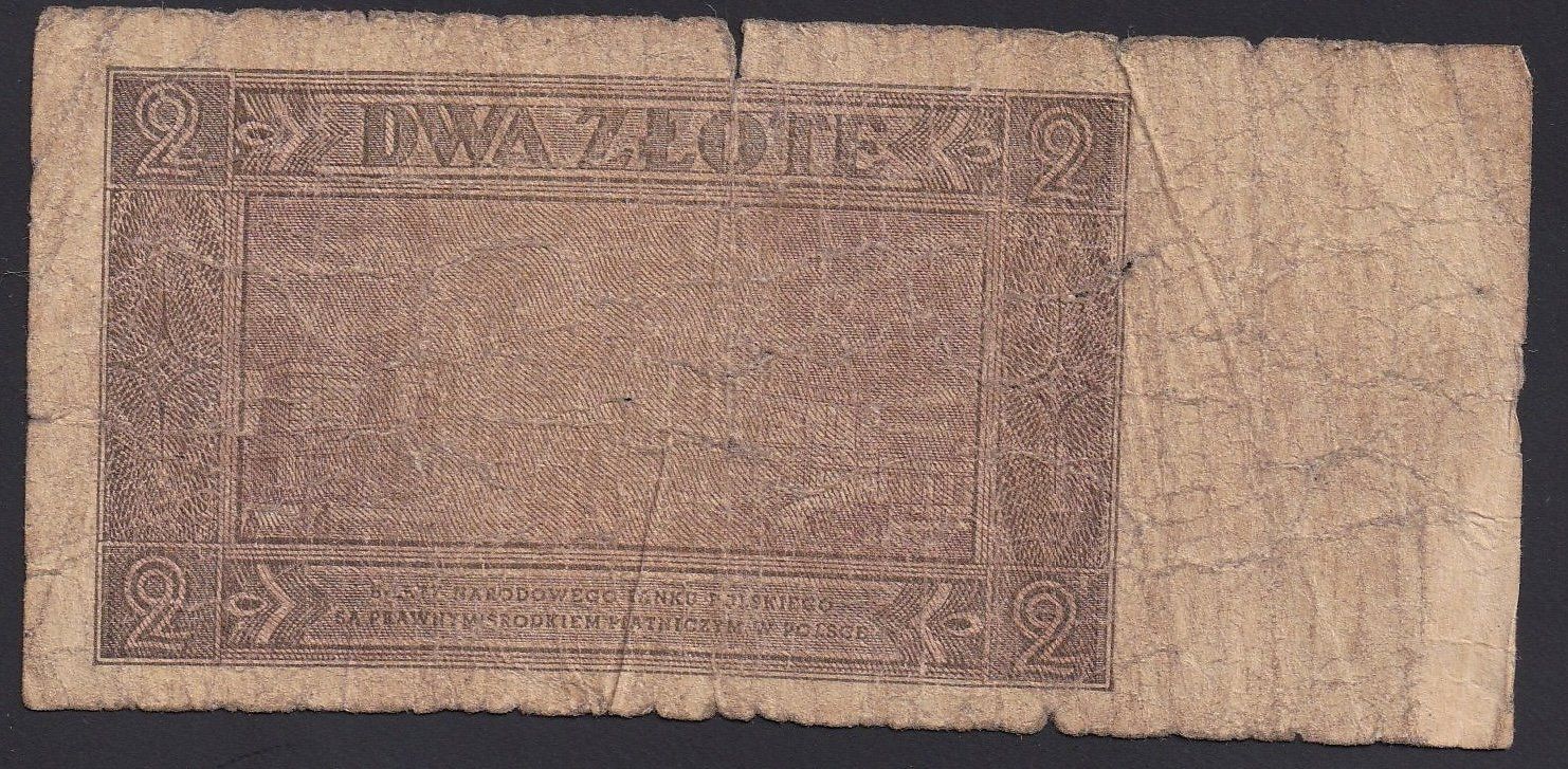 Banconote: Polen 2 Zlote 1948 – Usato da Brugg AG venduto da banknoten_muesli 1