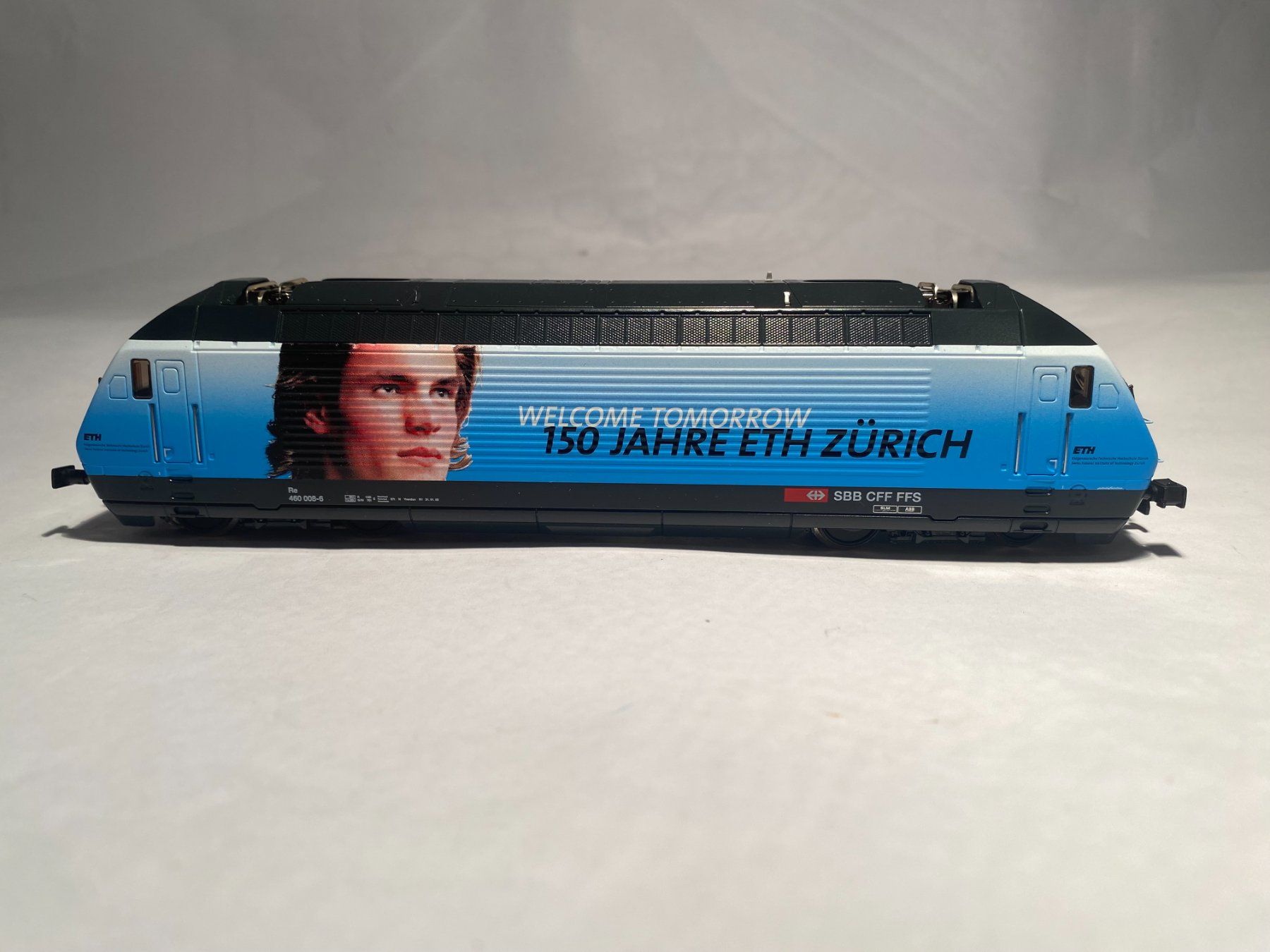 Hag Modellini di ferrovie: HAG E-Lok RE460 SBB "ETH" ,  AC Digital – Usato da Buchrain venduto da Modellbahn11 3