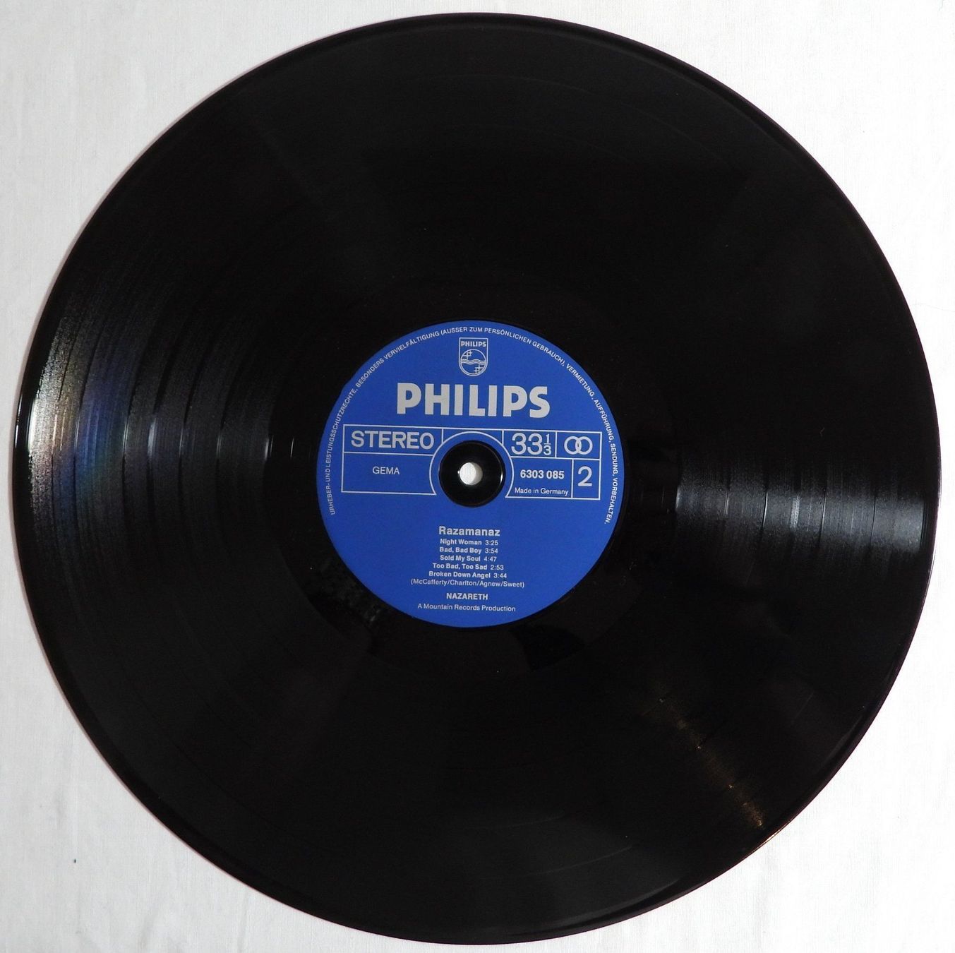 Dischi in vinile: Nazareth Razamanaz LP 1973 – Usato da Dübendorf venduto da mar_85sd 4