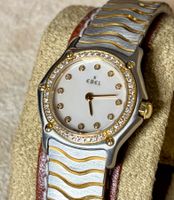 Ebel Damenarmbanduhr mit Diamanten gebraucht Zustand