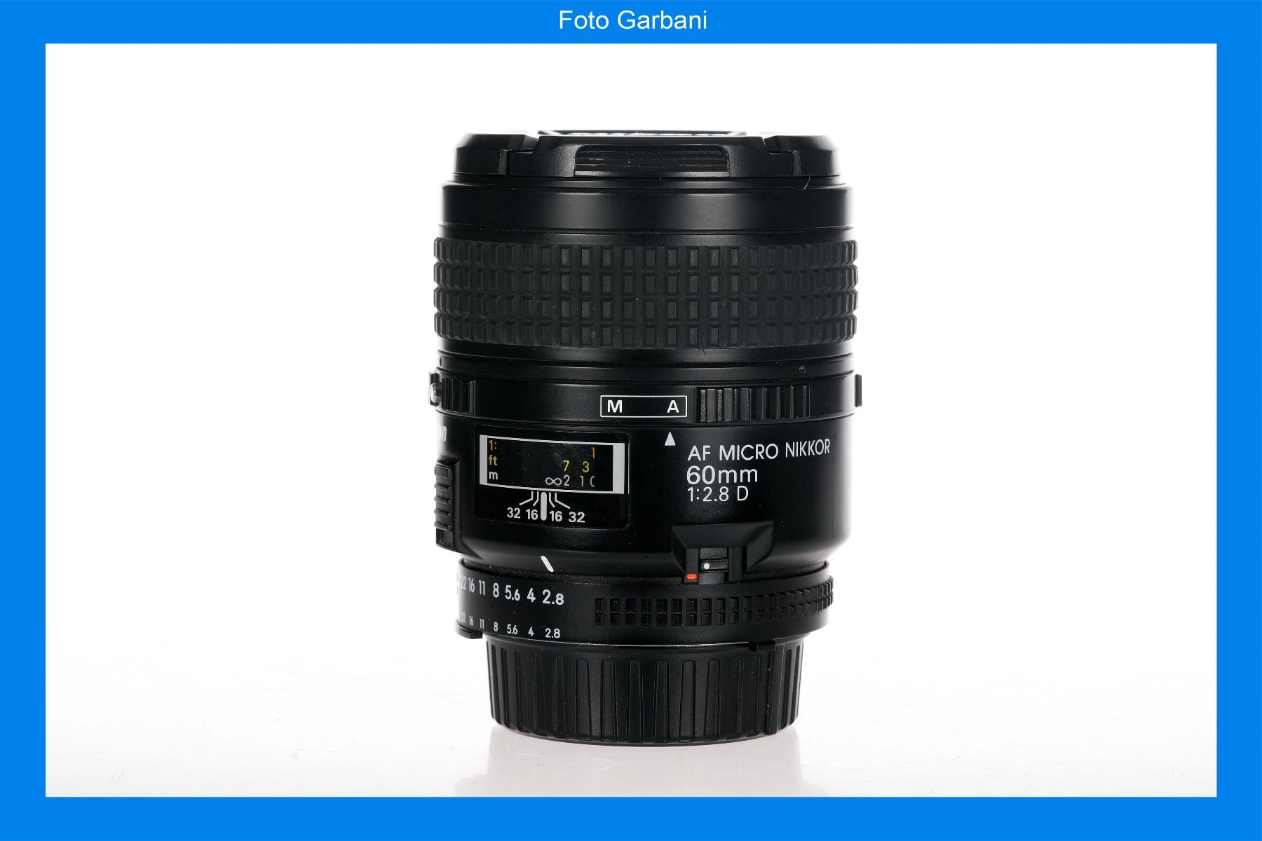 Nikon Obiettivi: Nikon Micro AF 60mm f2.8 D – Usato da Muralto venduto da FotoGarbani