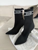 Balmain Skye Booties / Socken-Stiefeletten – Gr. 39