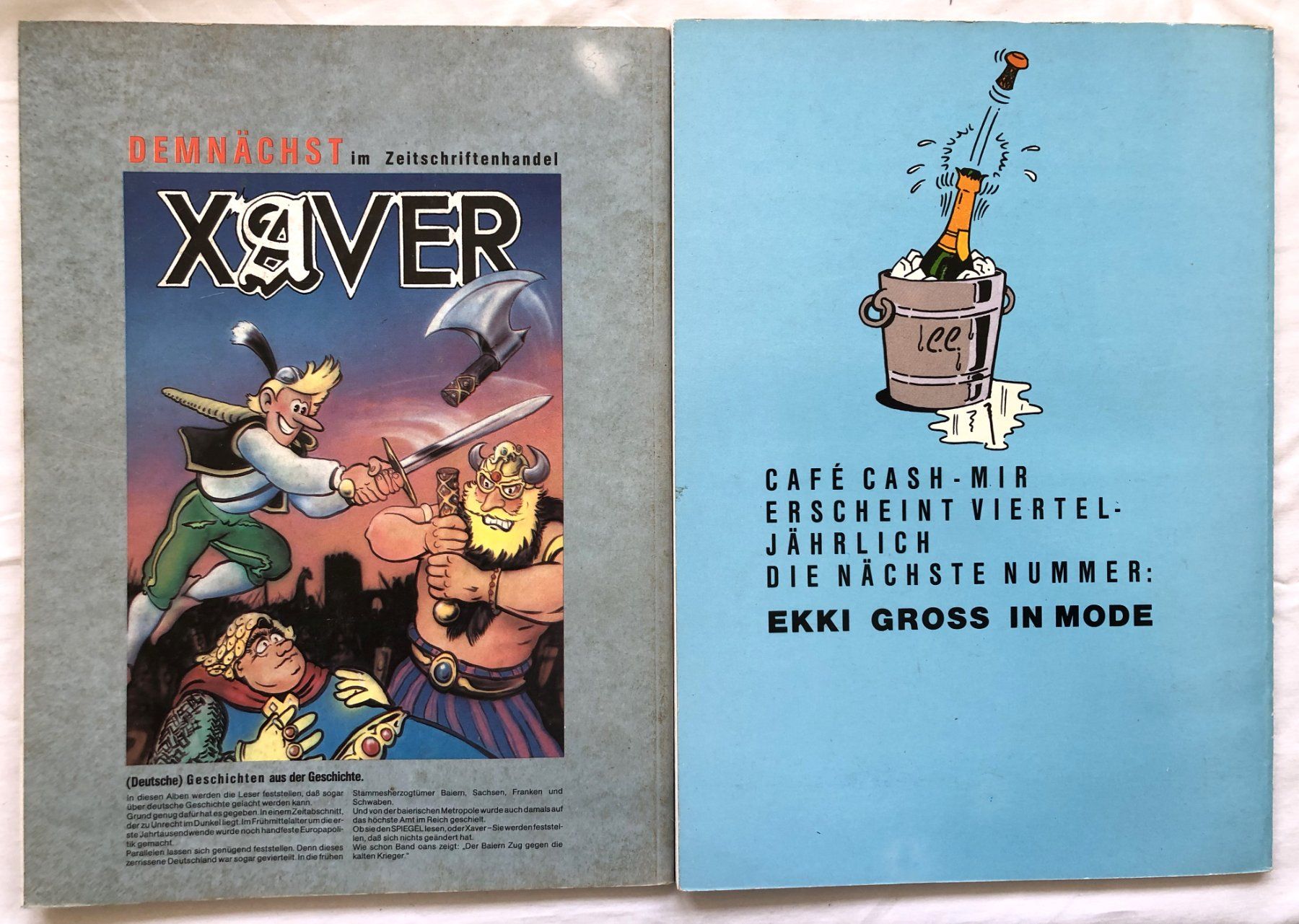 Fumetti: Café Cash-mir - Heft-Nr.1+Nr.2 – Usato da Schaffhausen venduto da durruti 6