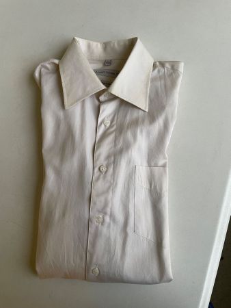 Angelo Litrico Businesshemd, Grösse 41/42, in Beige