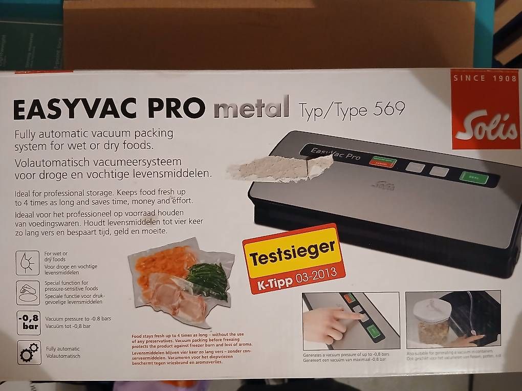 Cucine complete: Appareil pour sachets sous vide – Usato da Préverenges venduto da mel_k6bd