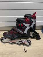 Inlineskates Action schwarz rot Grösse 40 gebraucht