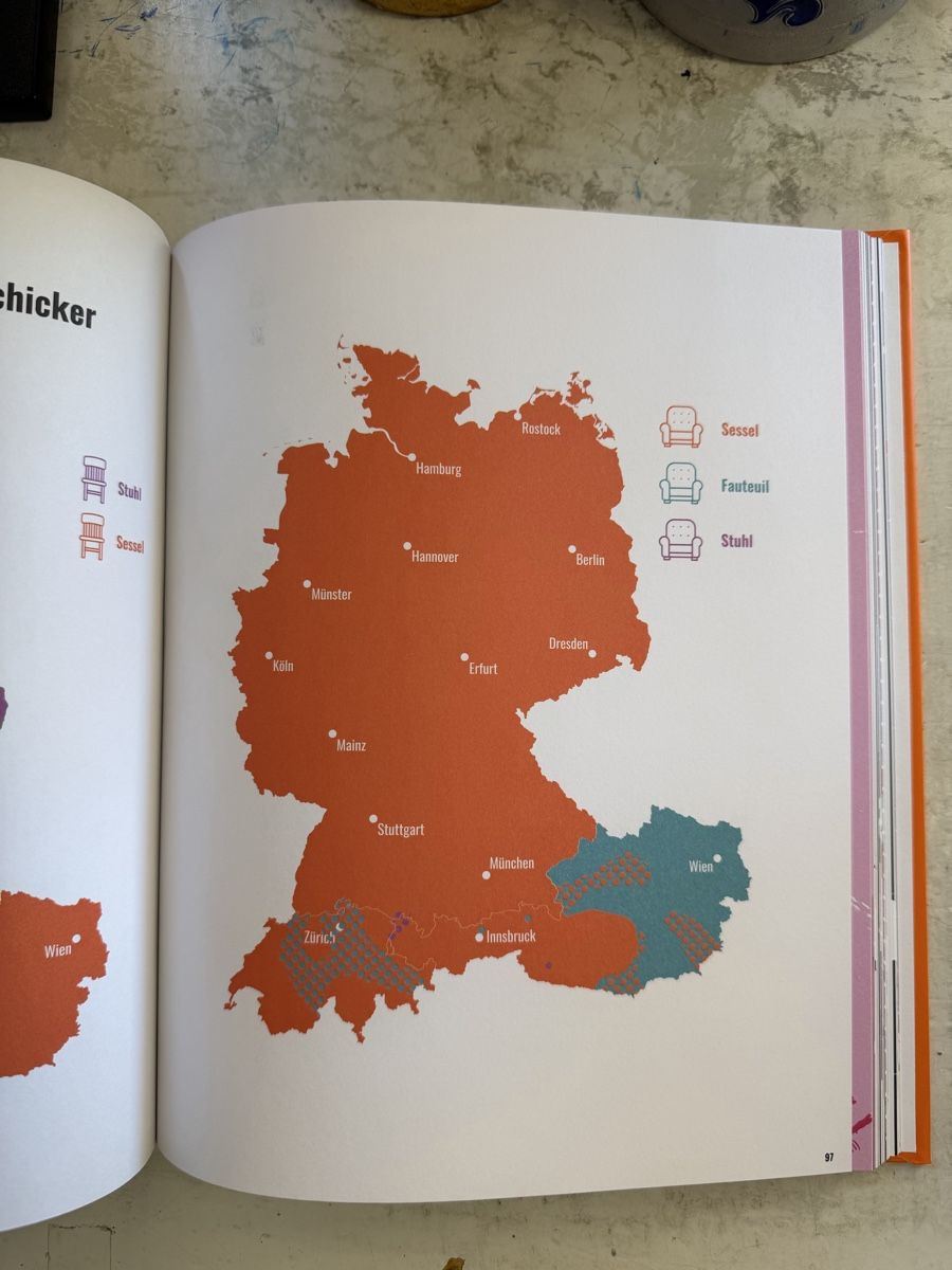Livres: 100 Karten über Sprache – D'occasion à Dietikon par Buchantiqdietikon 3