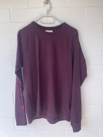 Wood Wood Longshirt Bordeauxrot Gr. L
