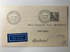 Schweden 1941, Mi 264 A, FDC 28.04.1941