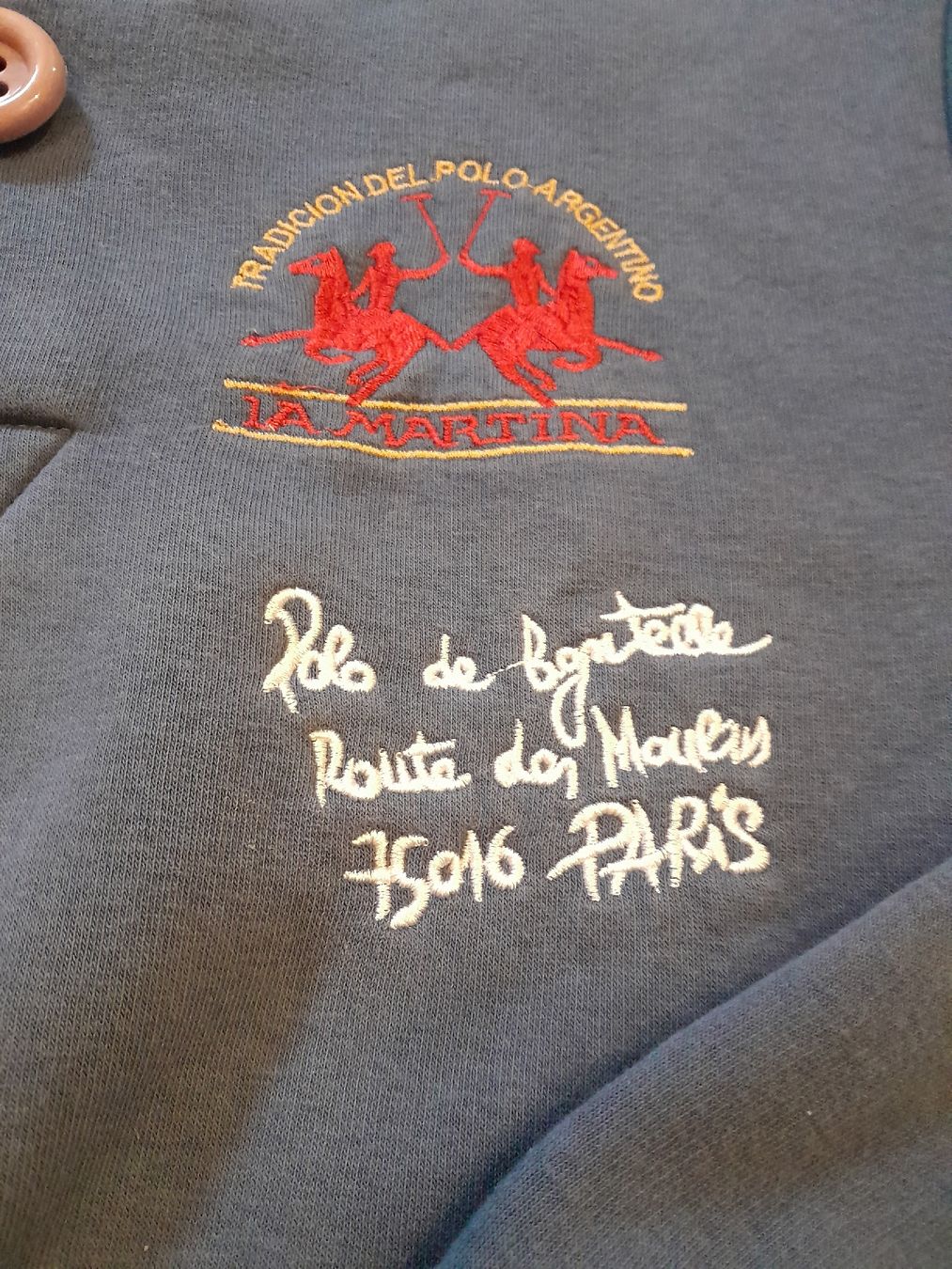 La Martina Maglioni & Felpe: Pull La Martina bleu, taille M, equipe argentine vintage – Usato da Renens VD venduto da ser_j2fn 1