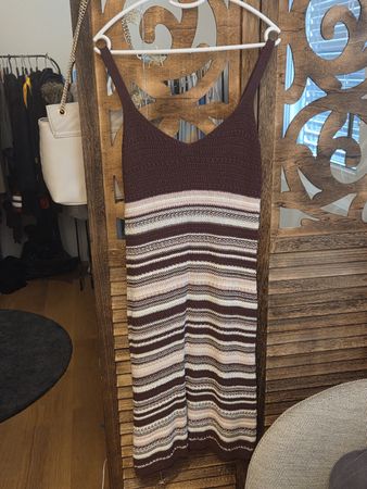 Strickkleid Gr L von JDY, sommerlich, gestreift✨️