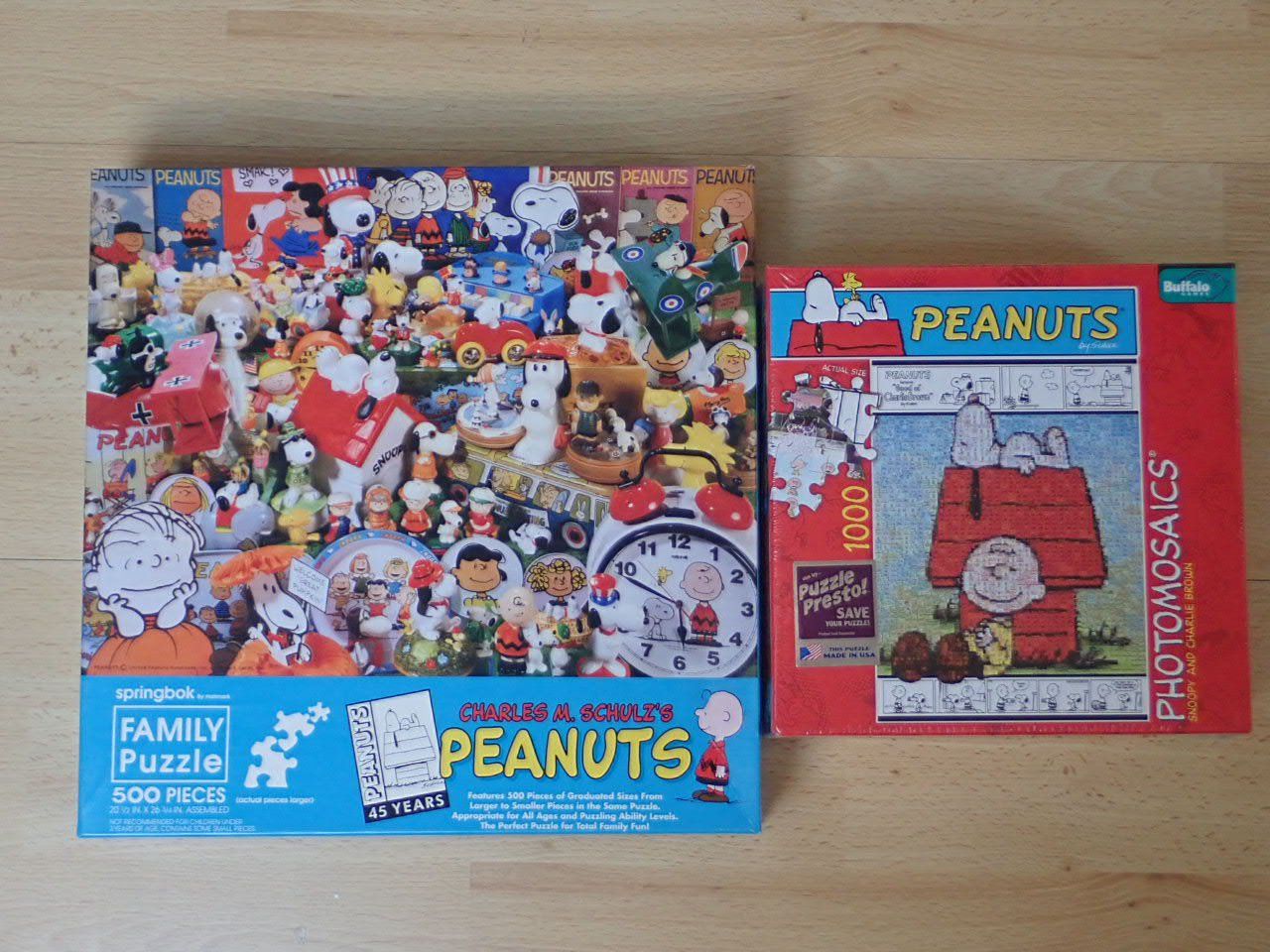 Puzzles: Snoopy & Peanuts Puzzles USA - 2 Stück - Direktimport – Gebraucht aus Winterthur von 602ccm