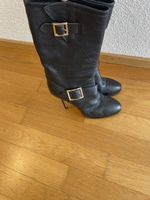 Jimmy Choo Stiefel Leder schwarz Gr. 38