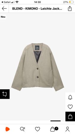 Blend Kimono Jacke, Pull & Bear, Gr. L, NEU