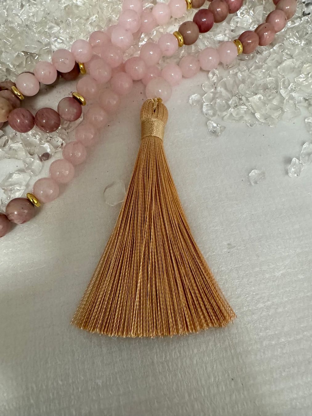 Ketten: Halskette Rosenquarz/Rhodonit – Neu (gemäss Beschreibung) aus Biberist von tl-schmuck 3