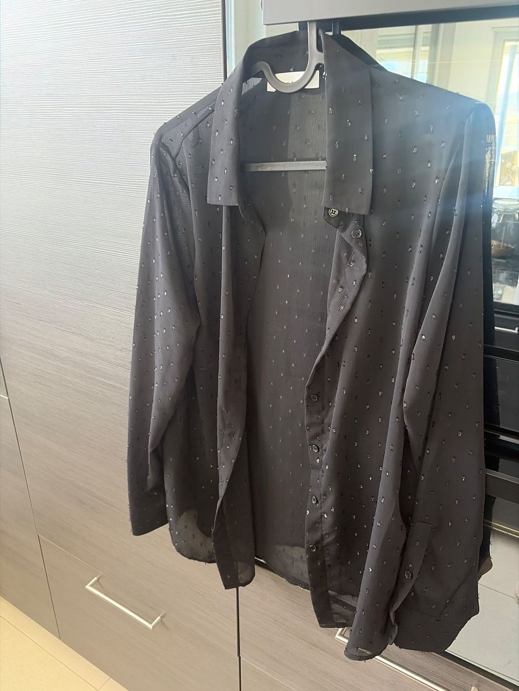 Samsøe Samsøe Camicette: Damen Bluse Schwarz transparent Grösse S/M – Nuovo (secondo la descrizione) da Wallisellen venduto da Lan_82sz 3