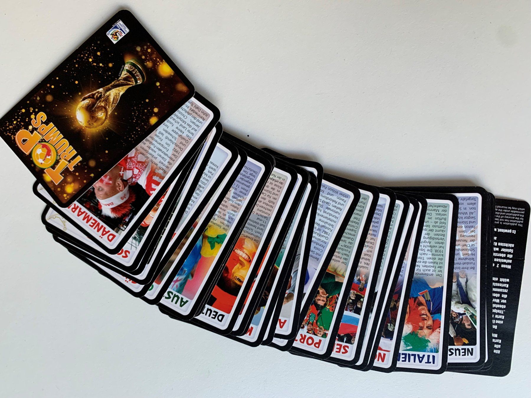 Giochi: Quartett Top Trumps - WM Südafrika 2010 – Usato da Ettingen venduto da Flatwhite 2
