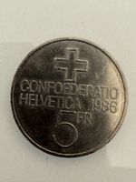 5Fr. Munze 1986 Sempach 1386