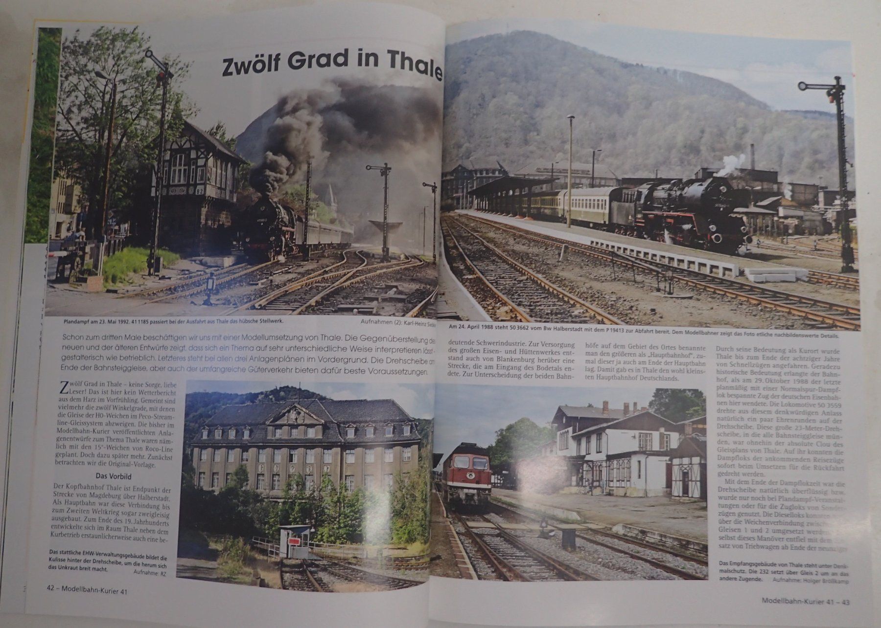 Riviste & Magazine: Modelbahn Kurier - Gleis und Modellbahn Pläne – Usato da Lausanne venduto da Biquette6 4