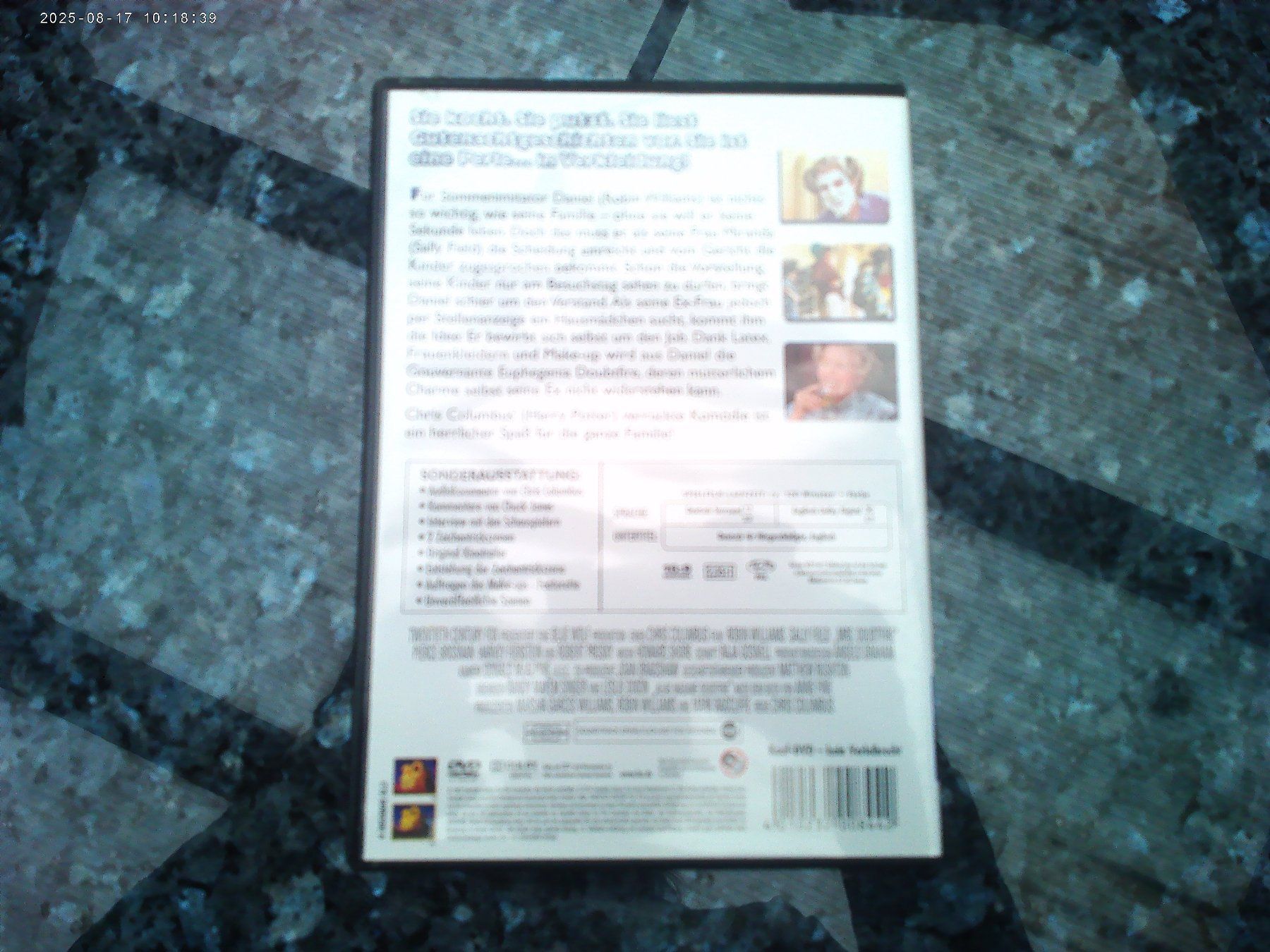 Tutti i DVDs: DVD : Mrs. Doubtfire - Das stachelige Hausmädchen – Usato da reitnau venduto da Sib7 1