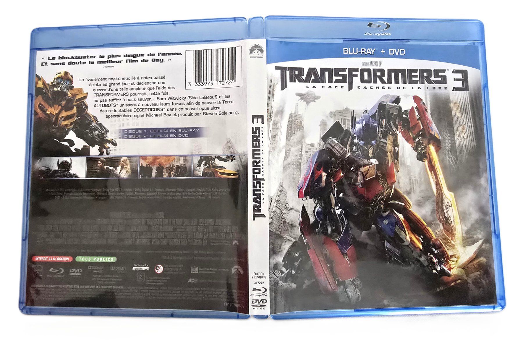 Tutti i DVDs: Blu-Ray Transformers 1 - 2 & 3 – Usato da La Chaux-de-Fonds venduto da Cokecollection 4