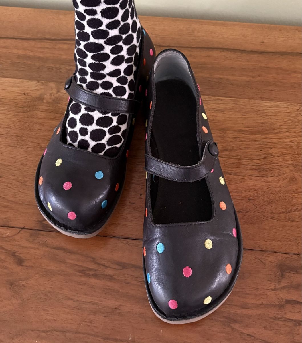 Gudrun Sjöden Damenschuhe: Gudrun Sjöden Ballerinas: Leder bestickt, schwarz, Grösse 40 – Gebraucht aus Rikon im Tösstal von miarosen 1