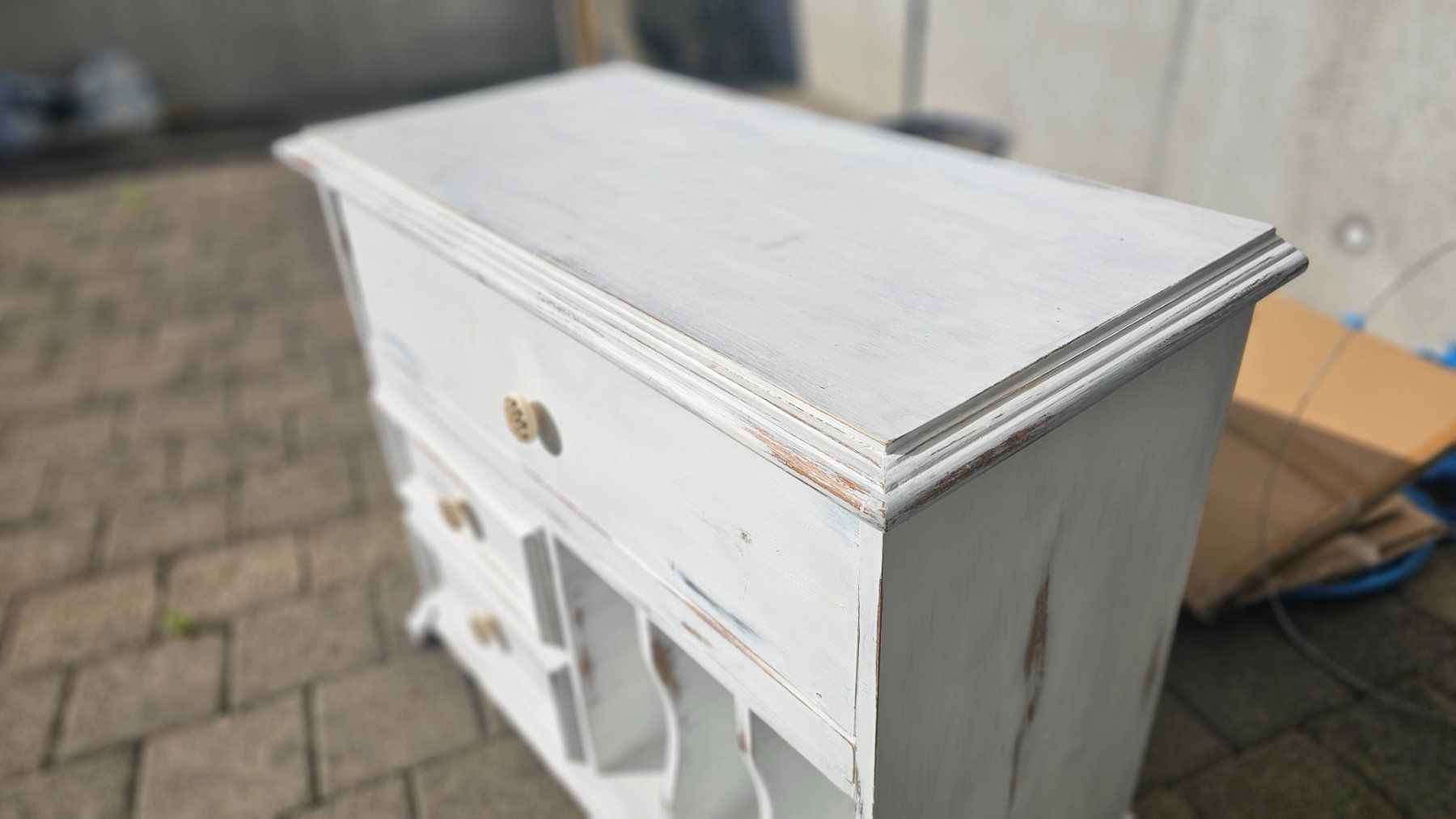 Cassettiere: Shabby Chic TV-Möbel Kommode – Usato da Büron venduto da Ica69 7