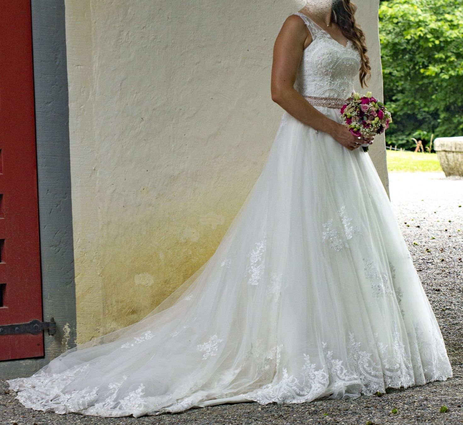 Vestiti: Brautkleid A-Linie Gr.38 – Usato da Unterkulm venduto da stonie_86 3