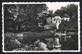 AK La Sauge, Schloss am Broye-Kanal