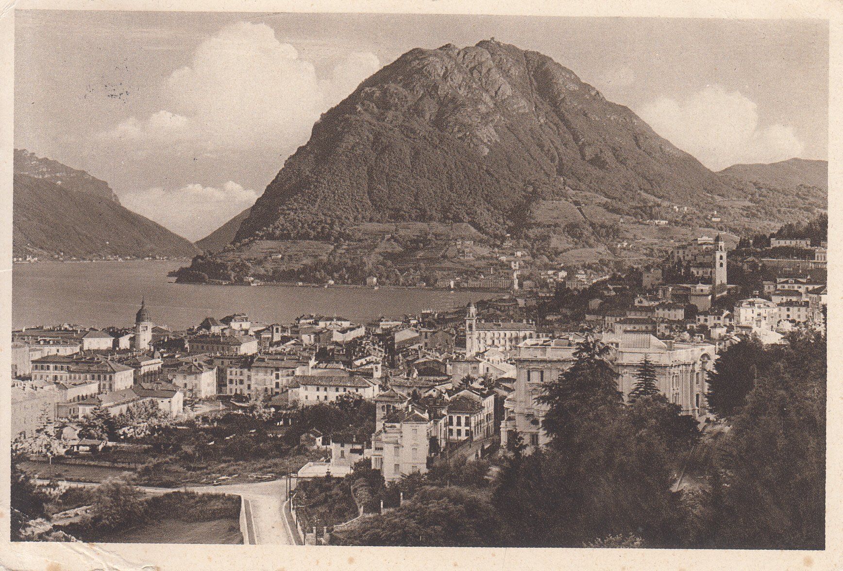 Cartoline postali: Lugano 1928 – Usato da Bürglen TG venduto da StampGraf