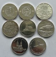 Lot — 8 x 20 Franken Gedenkmünzen Silber 1998 - 2003