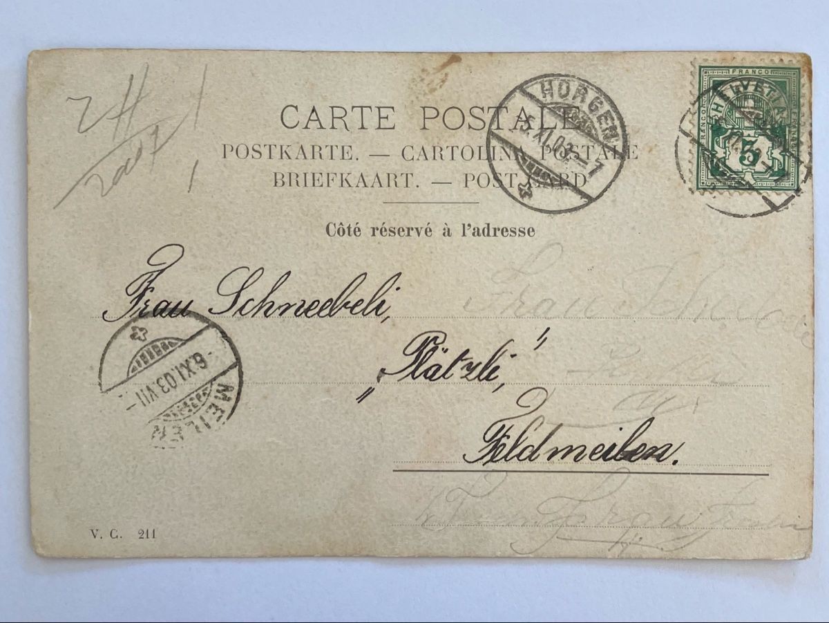 Cartoline postali: Alte Ansichtskarte Wetzikon, Kirche – Usato da Bauma venduto da Baumer71 1