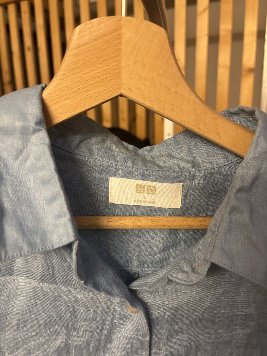 Blusen: Leinenhemd blau uniqlo – Neu (gemäss Beschreibung) aus Basel von a.tamara9 1